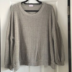 Pink Lily chenille sweater